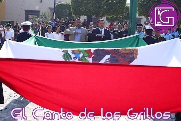 Encabeza RCV ceremonia del Día de la Bandera y premia a ganadores del Concurso Municipal de Escoltas