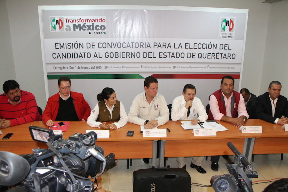 Emite @PRI_Queretaro convocatoria para candidato a gobernador