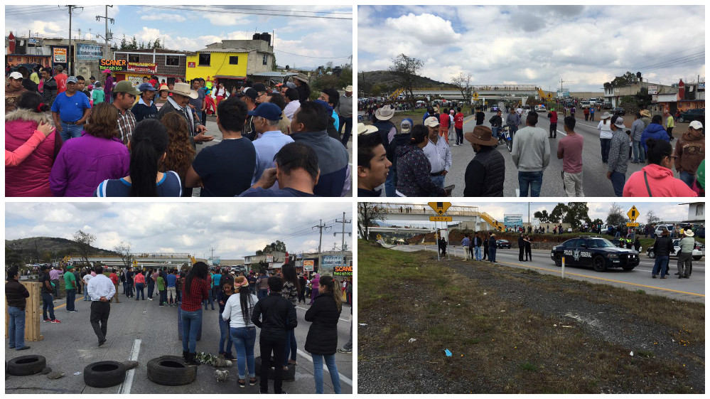 Bloqueada la carretera México-Querétaro