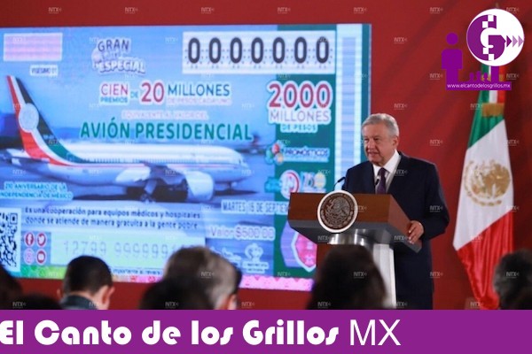#Rifa, para resolver problema heredado del avión presidencial: AMLO