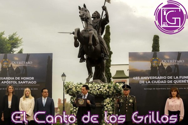 Realizan Guardia de Honor con motivo del 493º Aniversario de la ciudad de Santiago de #Querétaro