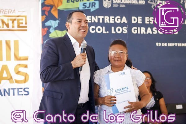 Brinda Roberto Cabrera certeza jurídica a familias sanjuanenses