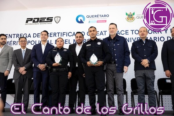 Entrega Kuri Premio al Mérito Policial “Defendiendo Querétaro” en su primera edición