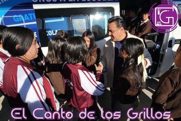 Anuncia Luis Nava nueva ruta de transporte escolar en la capital