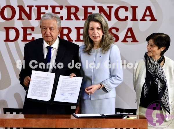 Gobierno de #México y ONU firman convenio por termoeléctrica en Morelos