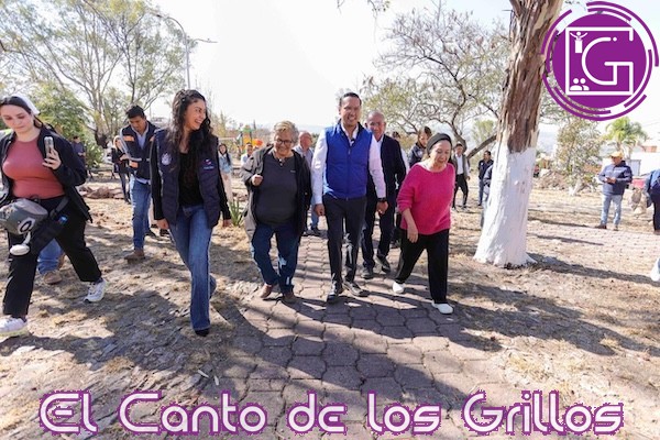 Supervisa Chepe Guerrero obra de mejoramiento del parque Atenas en Tejeda