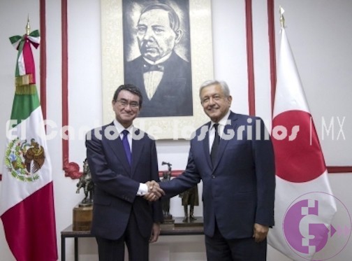 López Obrador y ministro de Japón abordaron comercio y protección civil