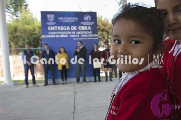 Entrega @memovegamx techumbres en preescolar y Polo de Desarrollo de Infonavit San Isidro