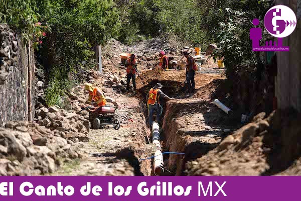 Lleva JAPAM beneficio de colector sanitario a tres comunidades sanjuanenses