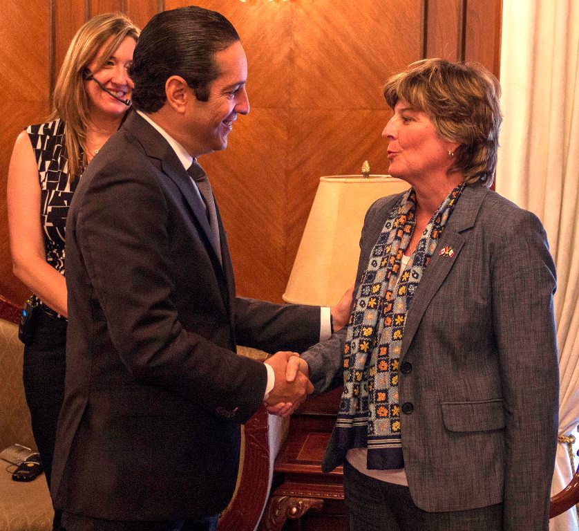 Se reúne FDS con viceministra de Comercio Internacional de Canadá