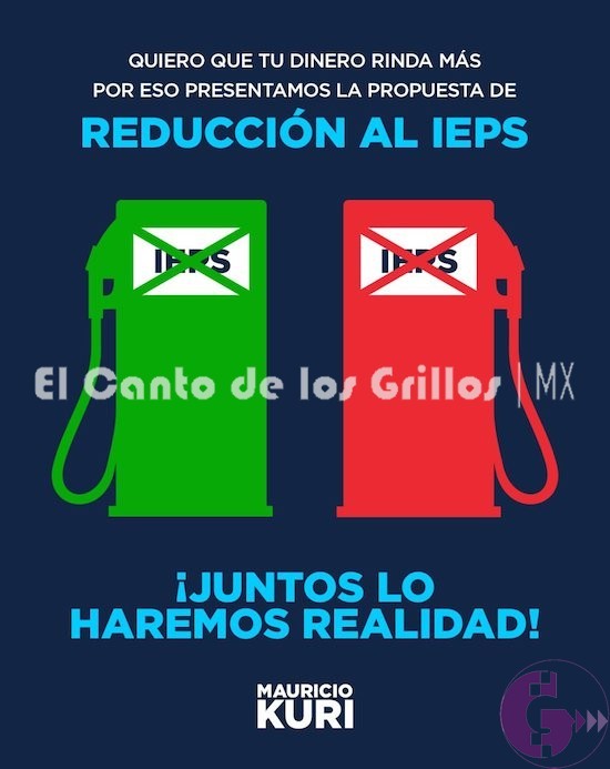 Una prioridad reducir el precio de la gasolina: Mauricio Kuri