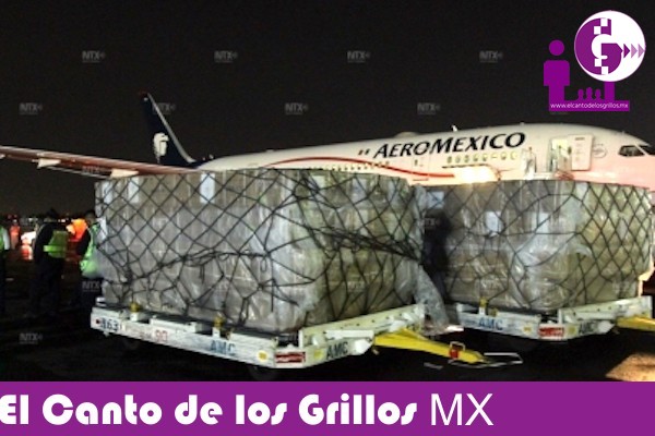 Arriba vuelo 12 proveniente de #China con insumos médicos para Covid-19