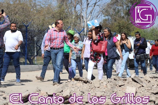 Supervisa diputado Germaín Garfias #obra que gestionó para tianguis de Las Garzas