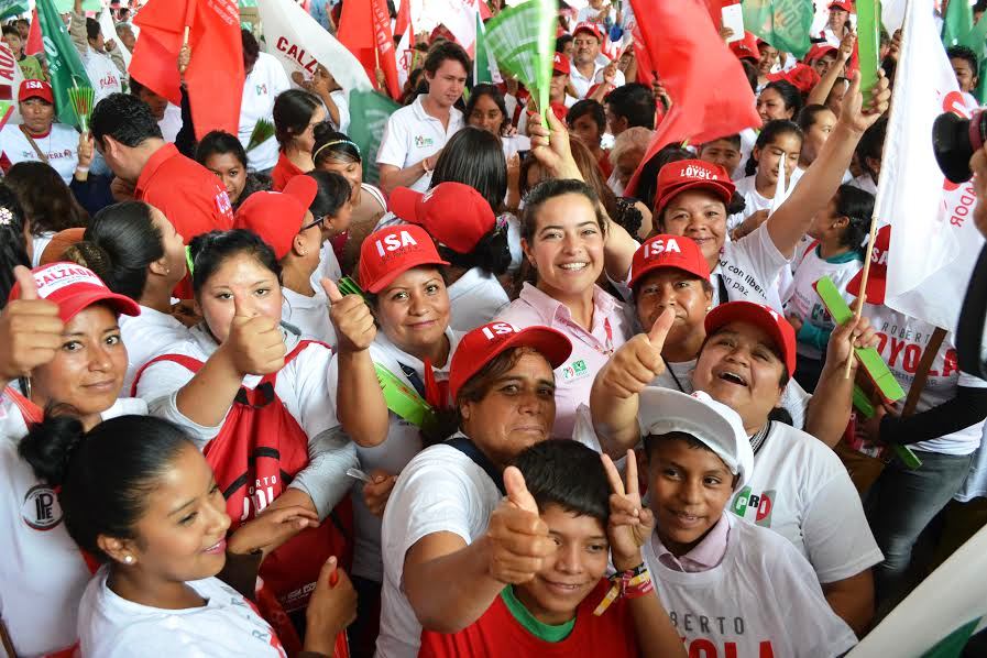 Para el verde, triunfo en Distrito IV Federal, porque tenemos las mejores propuestas: Isabel Llamas