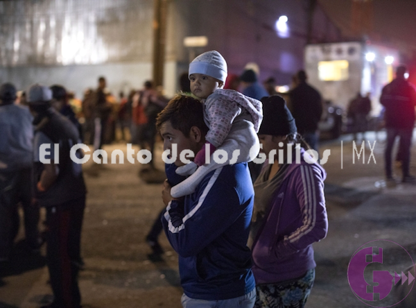 #Migrantes en Tijuana reciben apoyo de dependencias federales