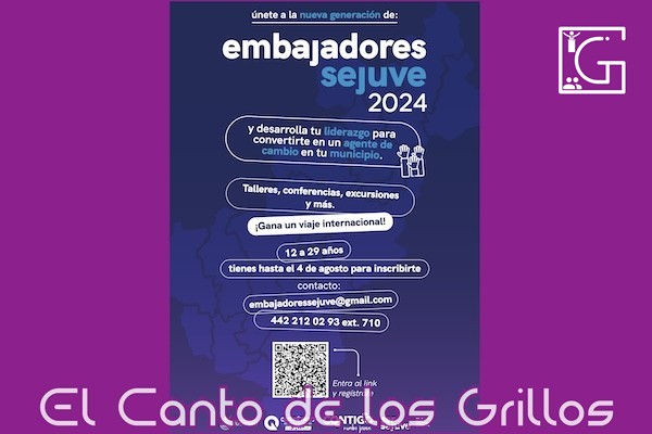 Invita Sejuve a formar parte de Embajadores 2024