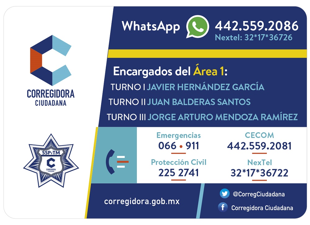 Se suman en @CorregCiudadana 40 colonias a grupos de vigilancia por Whatsapp