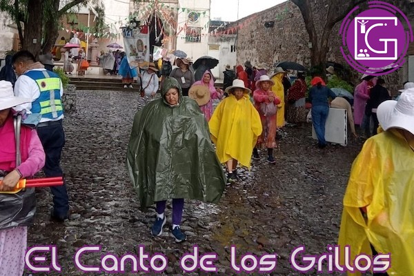 Avanza columna de peregrinos al Tepeyac por el semidesierto queretano