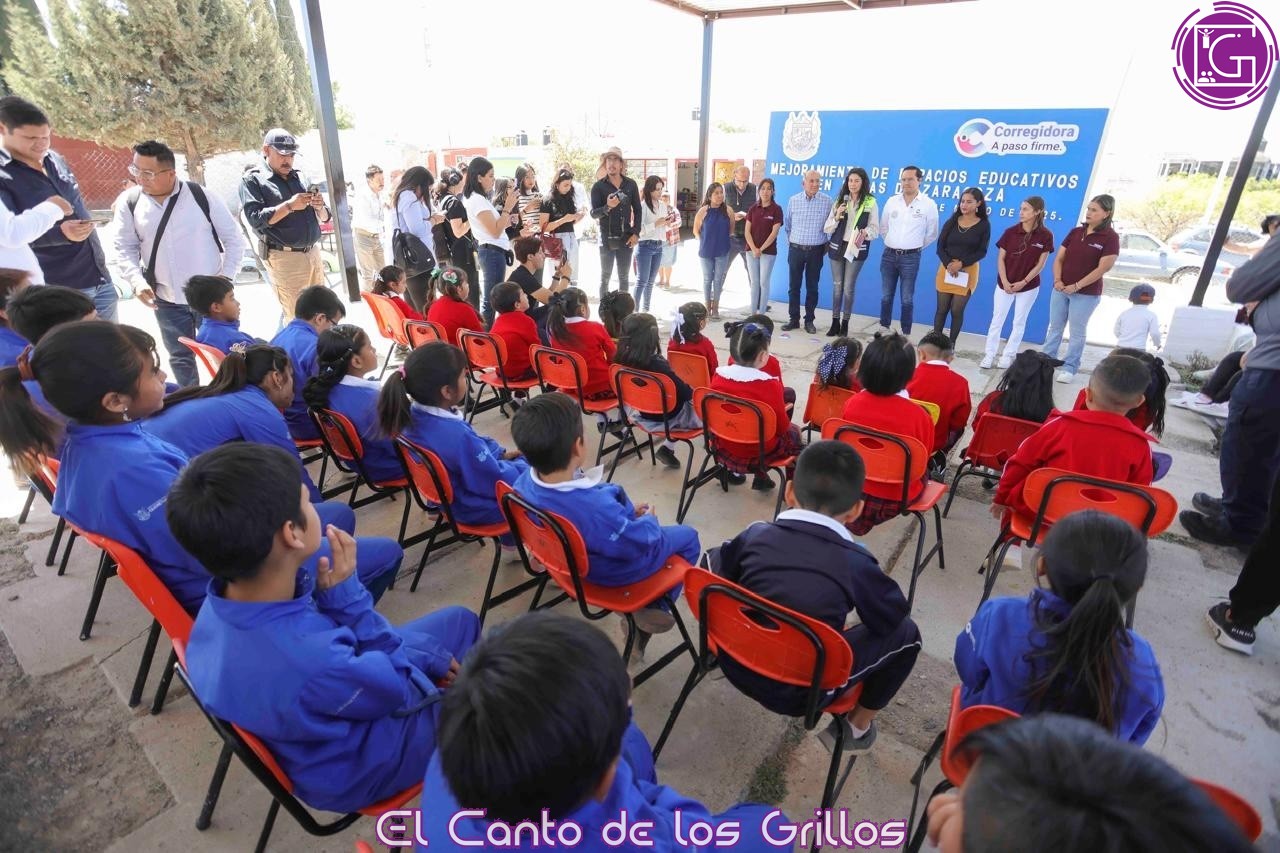 Entrega Chepe mejora de dos escuelas en Lomas de Zaragoza