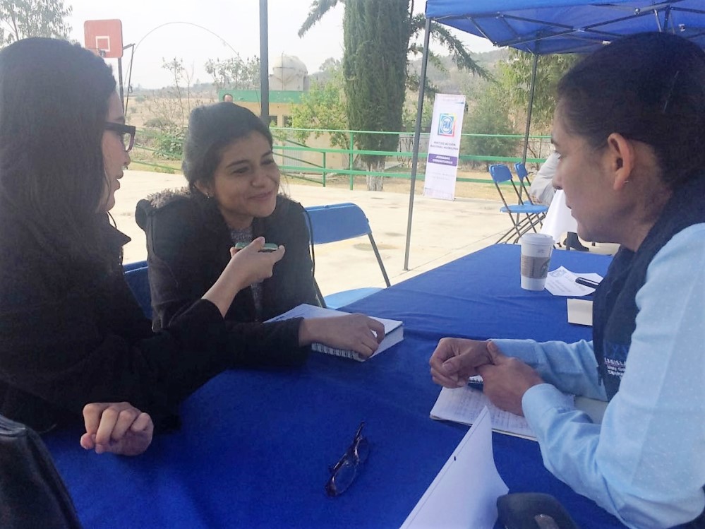 Encabeza @maryg_dip jornada comunitaria en Huimilpan