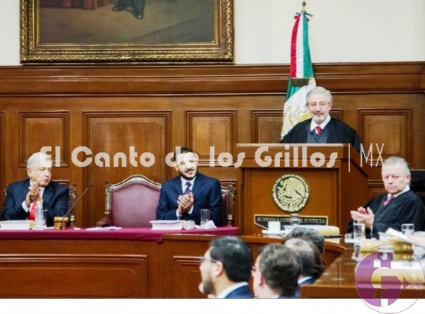 Nada por la fuerza, todo por la razón y el derecho: presidente de la Corte