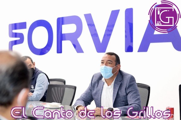Se reúne Cabrera con ejecutivos de Forvia, empresa líder en tecnologías para la industria automotriz