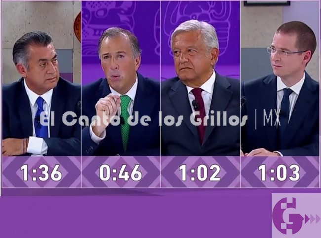 #Debate: Candidatos proponen combate a la corrupción e igualdad salarial para mayor crecimiento