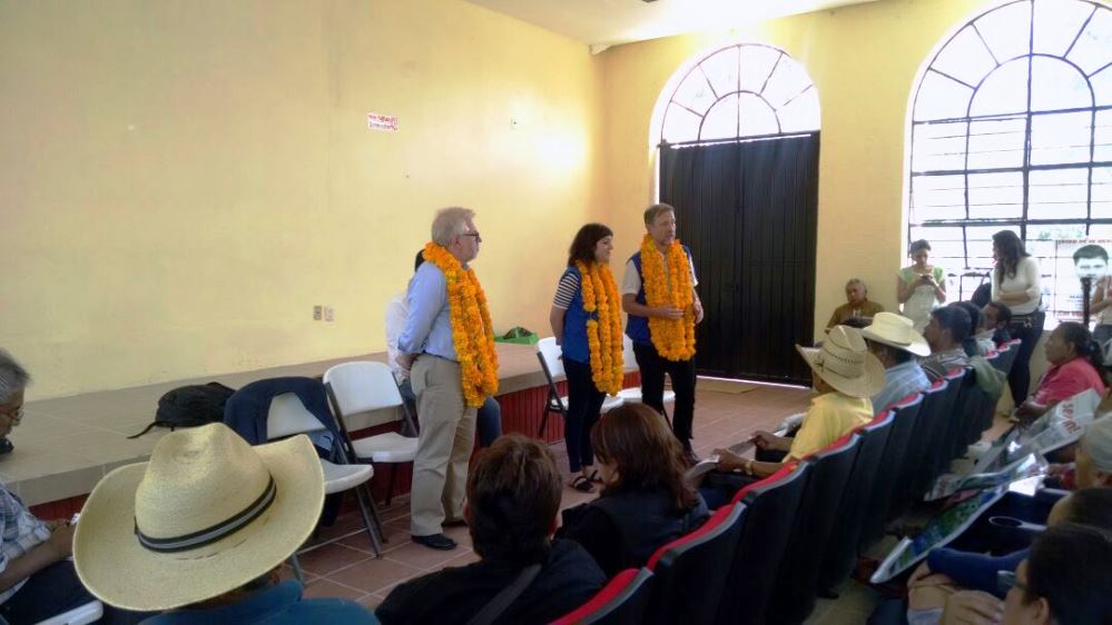 ONU-DH visita la Escuela Normal Rural de Ayotzinapa
