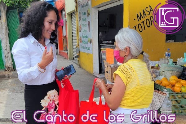 Recorre Penélope Ramírez mercados de la Presidentes y Lázaro Cárdenas