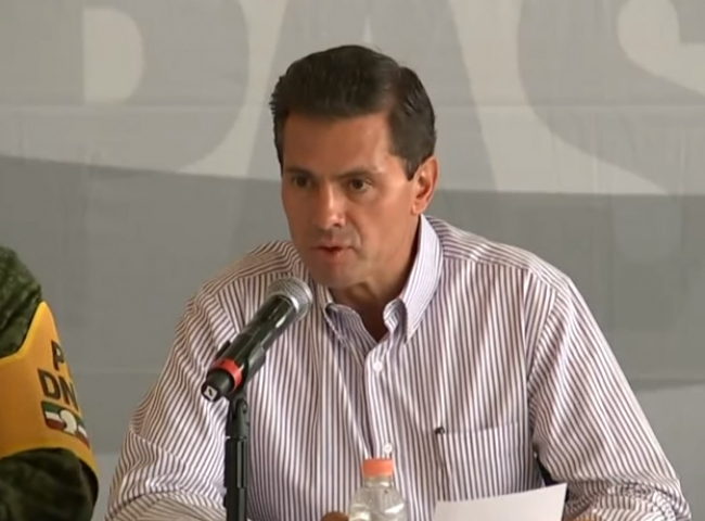 Plantea @EPN frente común con sector privado para reconstrucción