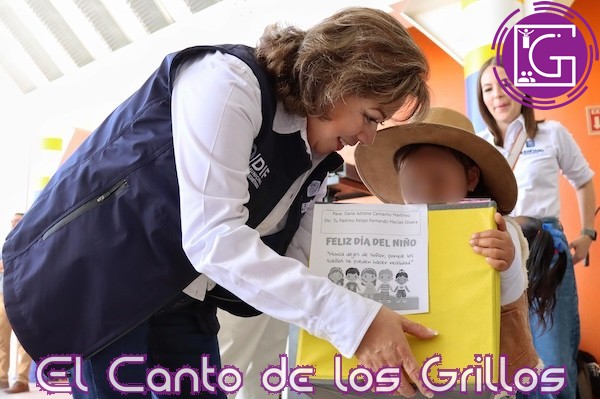 Encabeza Adriana Olvera festejos para los niños de Centros de Día Meni, Njhöya y Jad