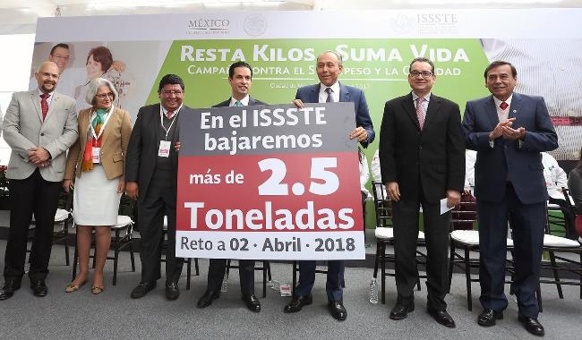 Gordos del @ISSSTE_mx, ¡a dieta y ejercicio!