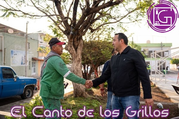 Supervisa Roberto Cabrera trabajos de limpieza en parque El Pedregoso