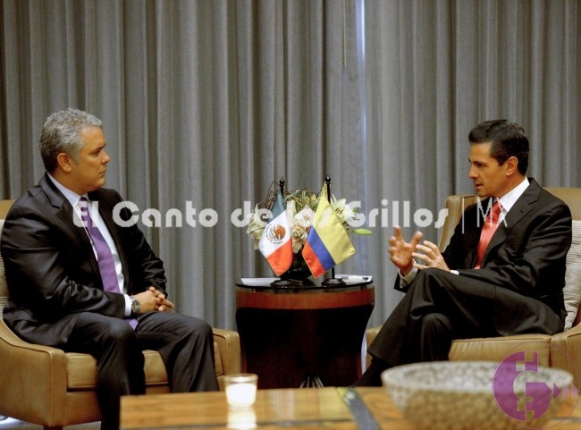Se reúne @EPN con presidente electo de #Colombia, Iván Duque