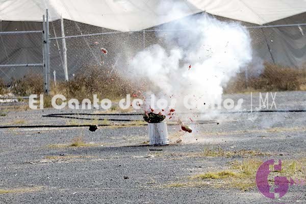 Destruye gobierno sanjuanense 520 kilos de pirotecnia decomisada