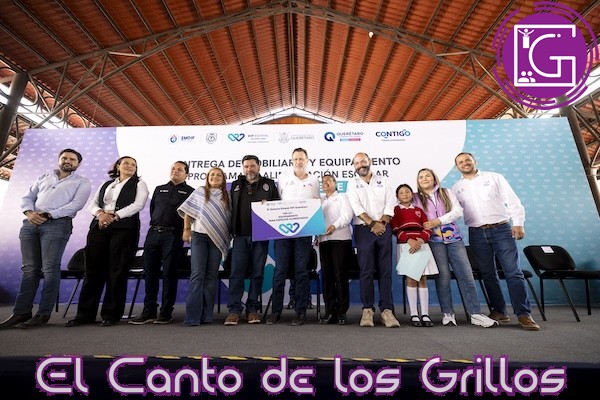 Entrega Kuri equipamiento a aulas cocina en #PinaldeAmoles