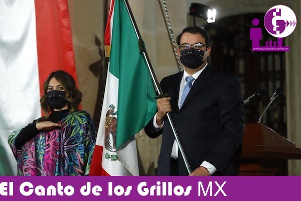 Encabeza Memo Vega ceremonia del Grito de Independencia