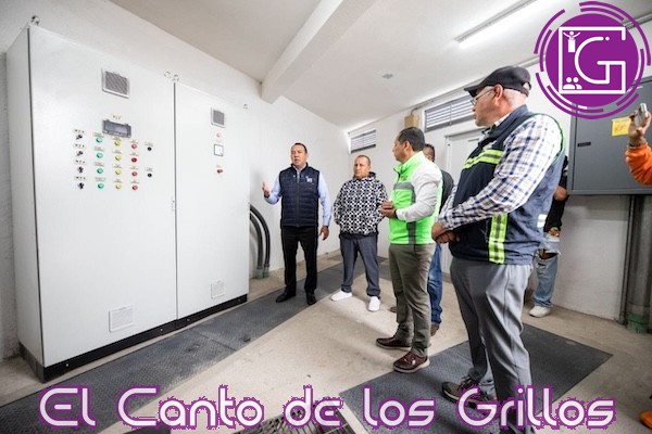 Supervisa Roberto Cabrera funcionamiento del cárcamo del fraccionamiento La Rueda