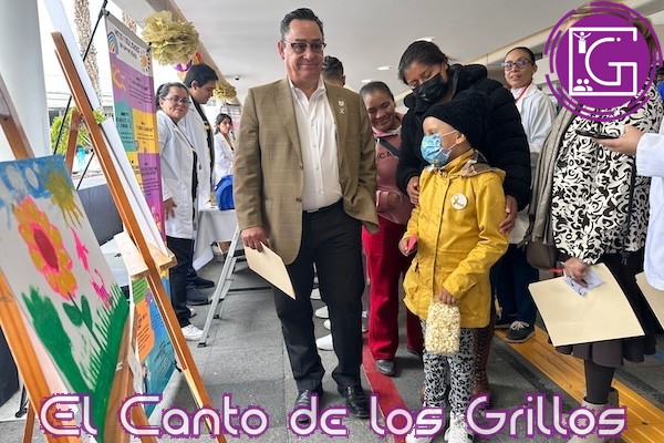Exponen dibujos por el mes para detección oportuna de cáncer infantil
