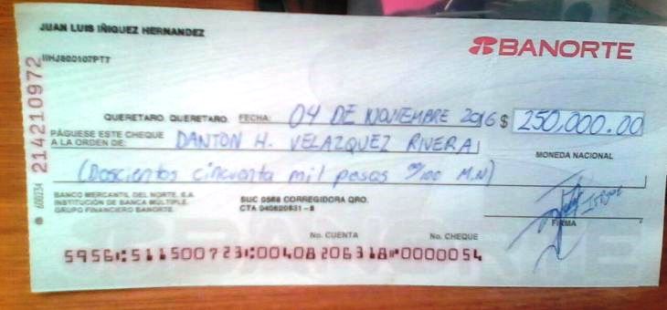 Acusan a diputado Íñiguez de ofrecer obra en San Luis de la Paz a cambio de "moche"