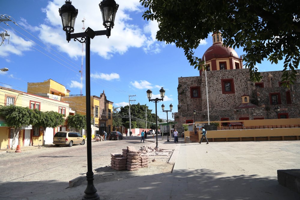 Al 92%, obras de imagen urbana del Centro Histórico de El Pueblito