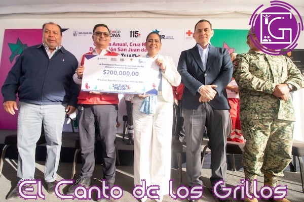 Dona #SJR 200 mil pesos a la Cruz Roja Mexicana