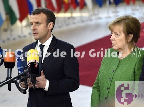 Merkel y Macron diseñarán mapa de ruta para relanzar a la #UniónEuropea