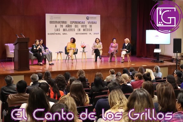 Realizan en #Querétaro Conversatorio por 70º aniversario del voto de las mujeres