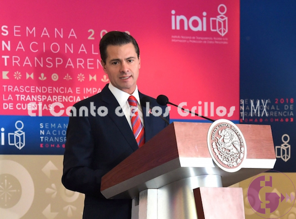 México, de los países con mejor regulación en #transparencia: @EPN