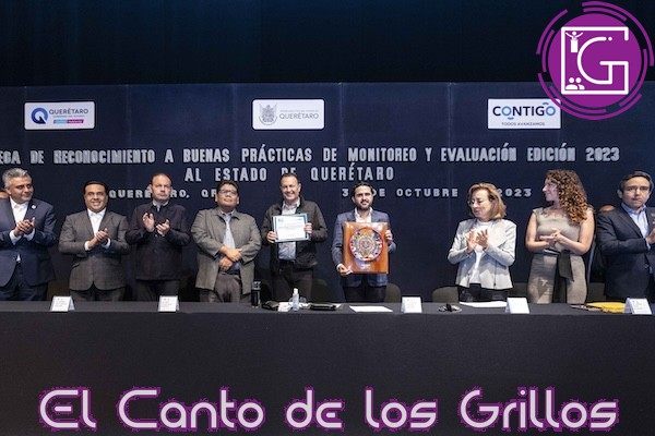 Recibe #Querétaro reconocimiento a Buenas Prácticas de Monitoreo y Evaluación 2023