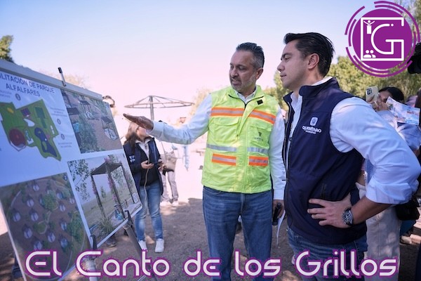 Supervisa Felifer Macías rehabilitación del Parque Alfalfares