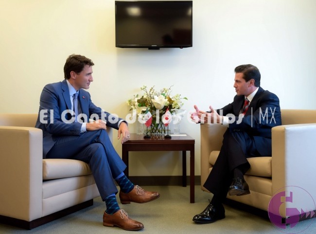 Presidente de México y primer ministro de Canadá dialogan sobre #TLCAN