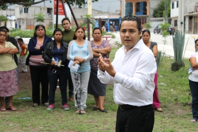Servicios de salud y vigilancia, inquietudes de habitantes de colonia Independencia: Enrique Correa