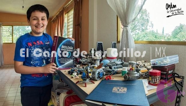 ¡Niño genio! Tiene 12 años e ingresa a la UNAM para estudiar Física Biomédica